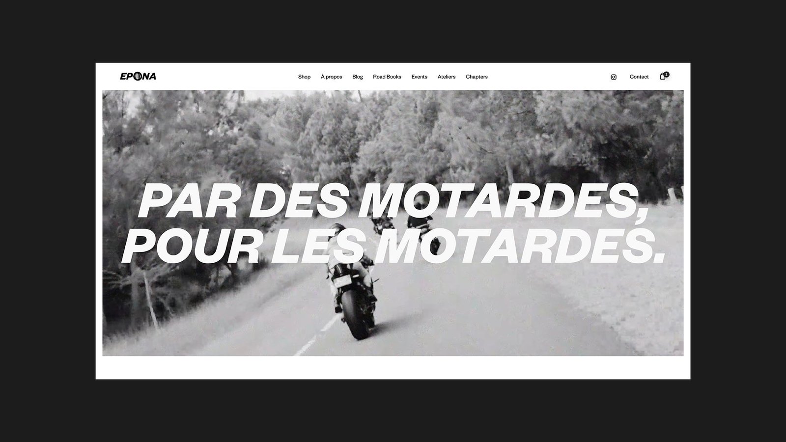 Epona Motocycle Club est un club de moto réservé aux femmes créé en juillet 2023 par Léïla Foinant. Not In Paris Now — Graphic bureau